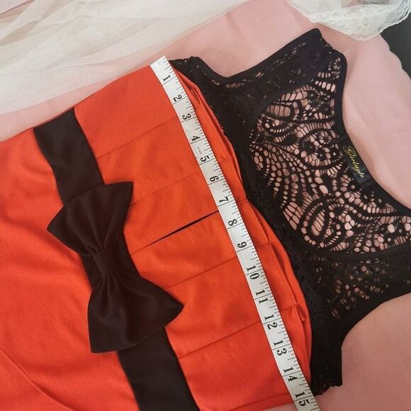 Red Dress Size Small Sz Agejo Gyaru Gal Style Party Prom Casual Festive Cocktail - Picture 3 of 11